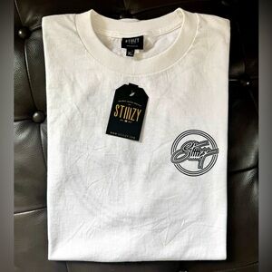 STIIIZY - White T-shirt With Logo